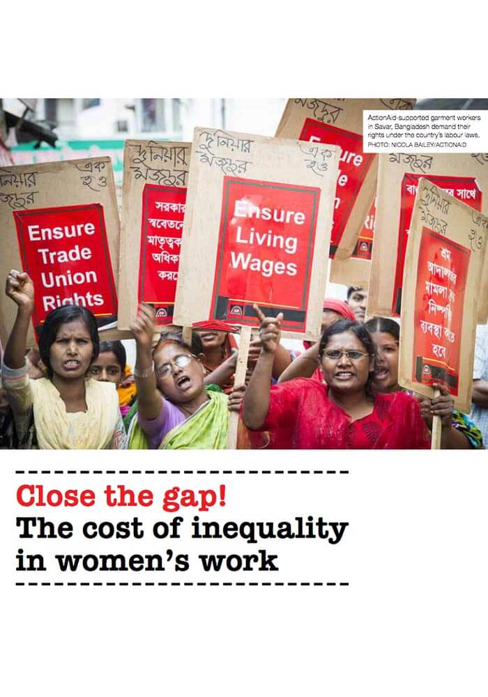 ACTIONAID – THE COST OF INEQUALITY IN WOMEN’S WORK